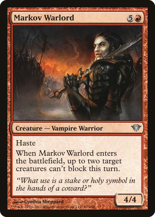 Markov Warlord (DKA-097) - uncommon - Foil