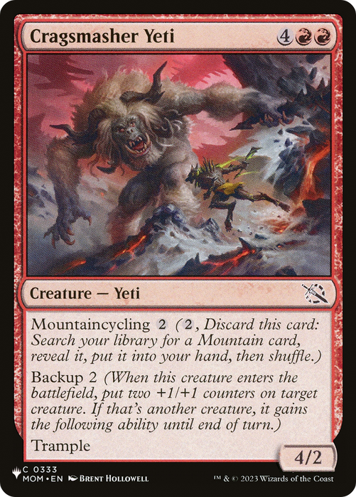 Cragsmasher Yeti (LIST-MOM-333) - common