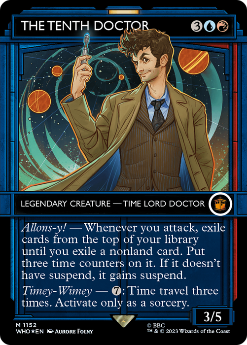 The Tenth Doctor (WHO-1152) - mythic: (Showcase) (Borderless) - Foil