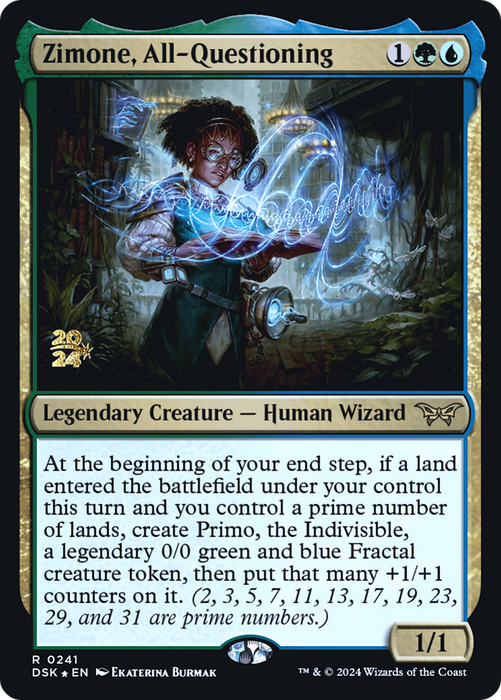 Zimone, All-Questioning (PRE-241S) - rare - Foil