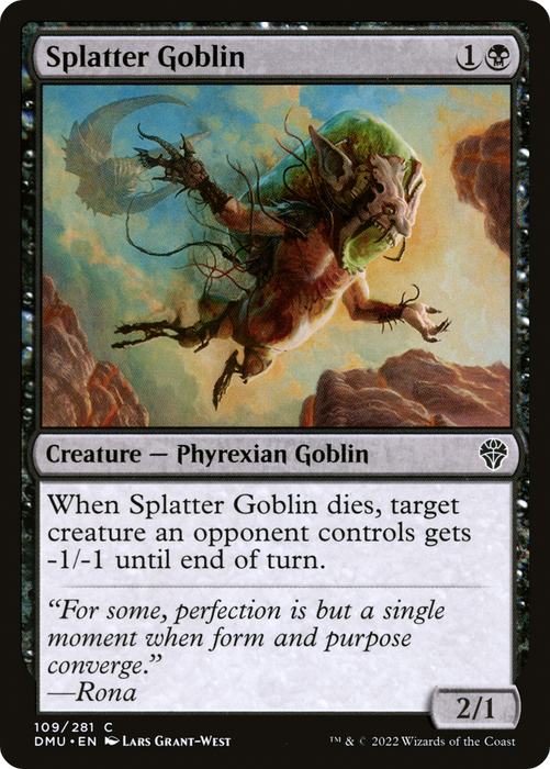 Splatter Goblin (DMU-109) - common - Foil