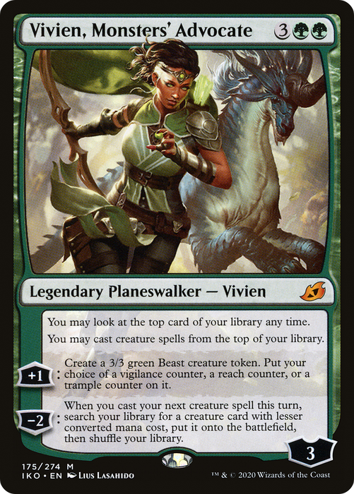 Vivien, Monsters' Advocate (IKO-175) - mythic - Foil