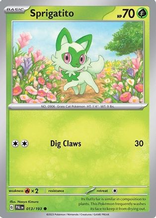 Sprigatito (013/193) - MCP  - Common - Holofoil