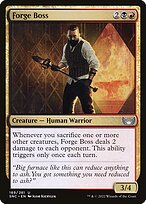 Forge Boss (SNC-189) - uncommon - Foil