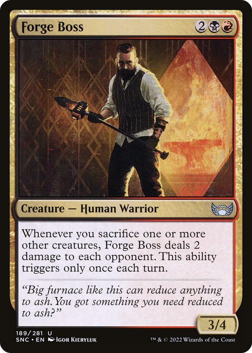Forge Boss (SNC-189) - uncommon