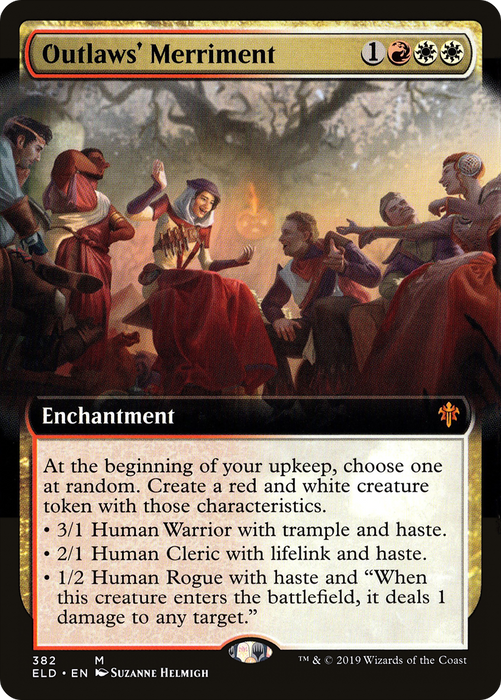 Outlaws' Merriment (ELD-382) - mythic: (Extended Art) - Foil