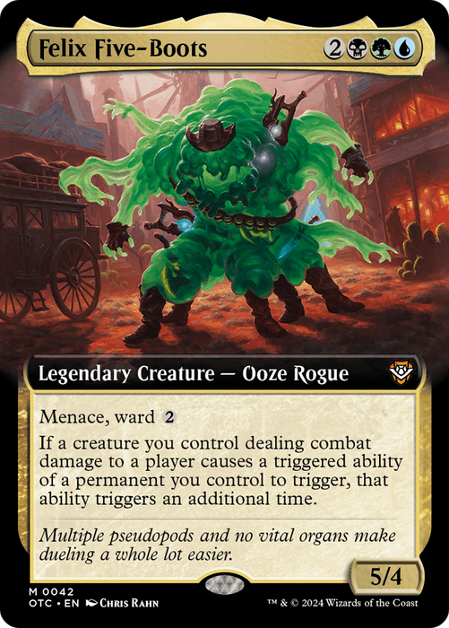 Felix Five-Boots (OTC-042) - mythic: (Extended Art) - Foil