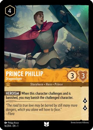 Prince Phillip - Dragonslayer (16/204) - Uncommon