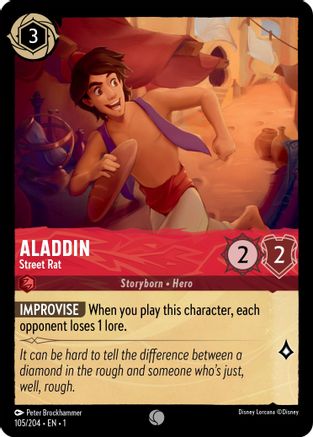 Aladdin - Street Rat (105/204) - Common