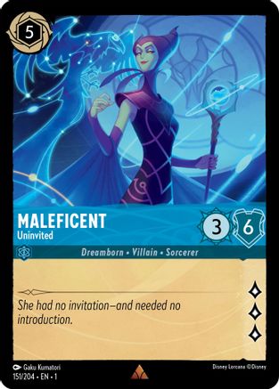 Maleficent - Uninvited (151/204) - Rare