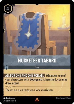 Musketeer Tabard (203/204) - Rare