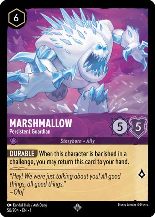 Marshmallow - Persistent Guardian (50/204) - Super Rare - Cold Foil