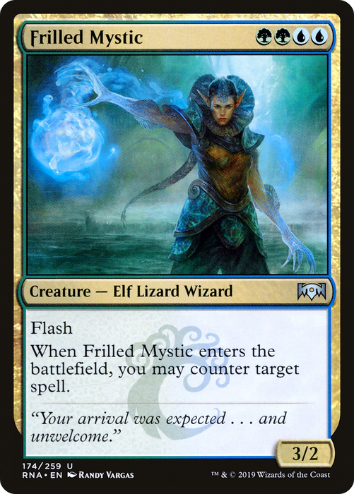 Frilled Mystic (RNA-174) - uncommon - Foil