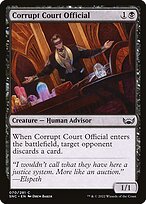 Corrupt Court Official (SNC-070) - common - Foil