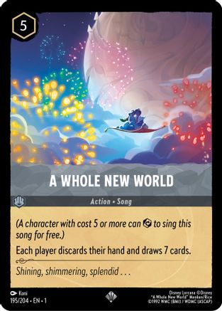 A Whole New World VF (195/204) - Très Rare