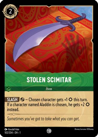 Stolen Scimitar (102/204) - Common