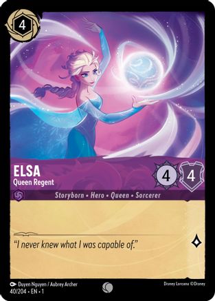 Elsa - Queen Regent (40/204) - Common - Cold Foil