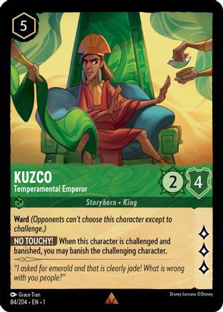 Kuzco - Temperamental Emperor (84/204) - Rare - Cold Foil