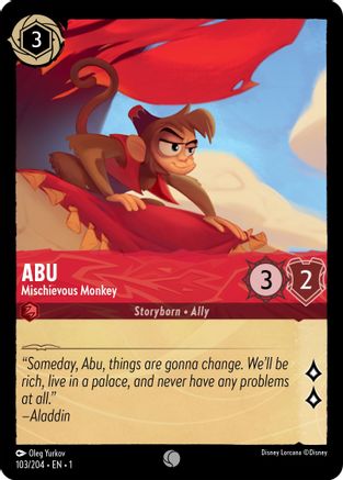 Abu - Mischievous Monkey VF (103/204) - Commune - Cold Foil