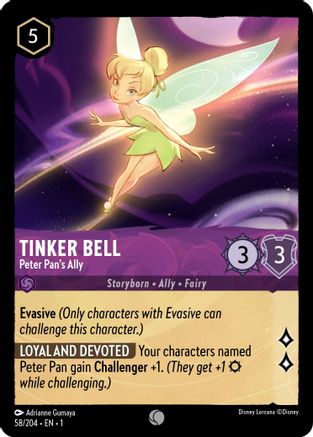 Tinker Bell - Peter Pan's Ally (58/204) - Common