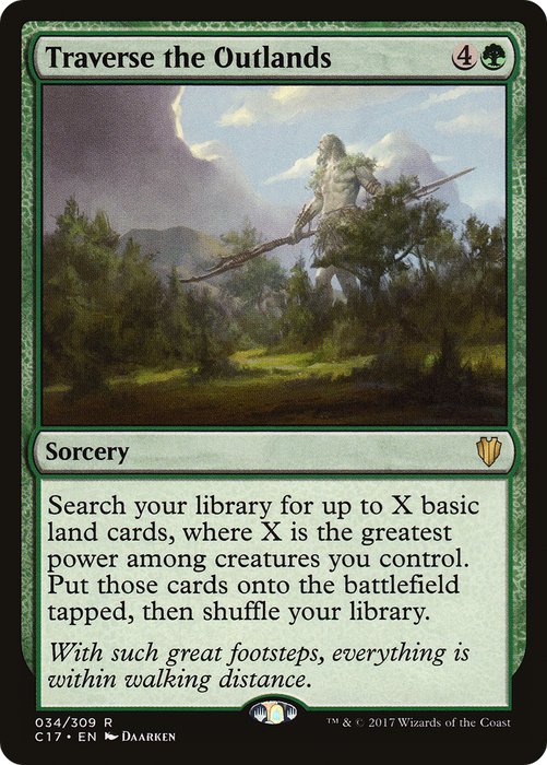 Traverse the Outlands (C17-034) - rare