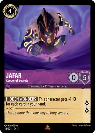 Jafar - Keeper of Secrets (44/204) - Rare