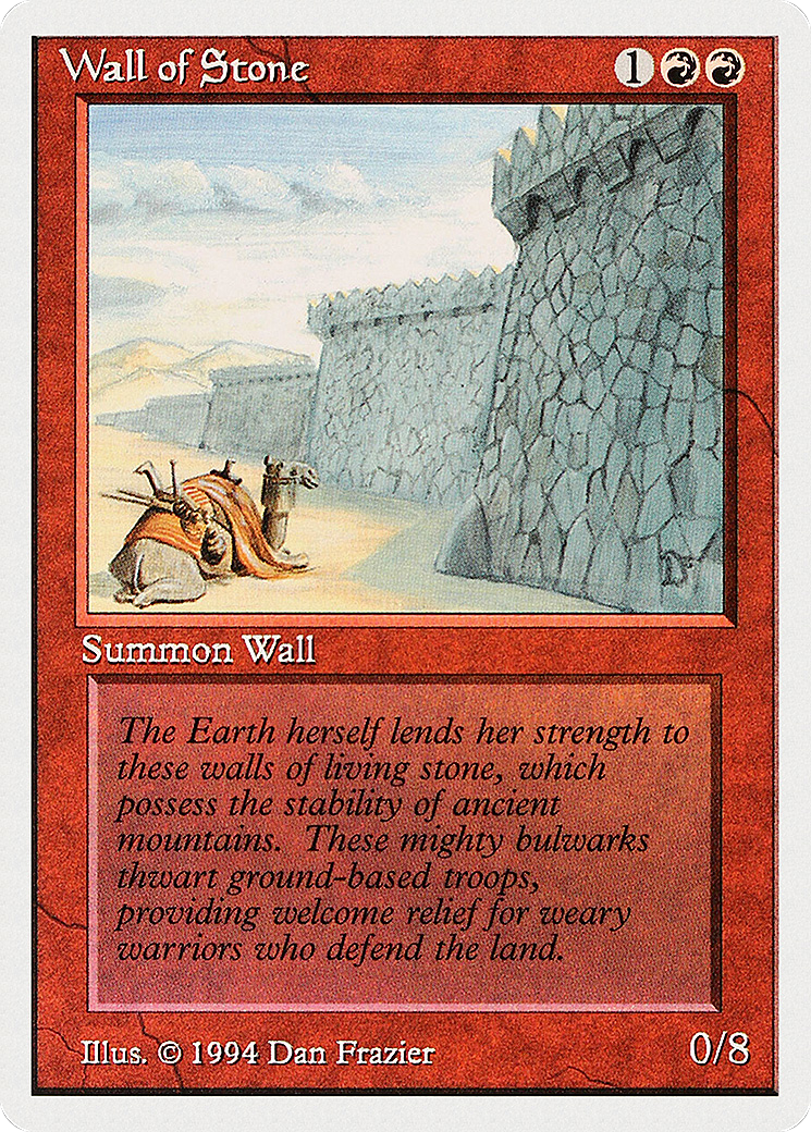Wall of Stone (SUM-184) - uncommon