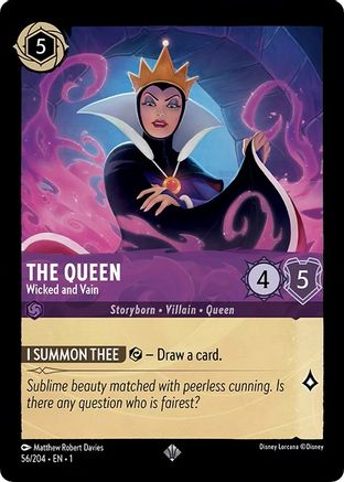 The Queen - Wicked and Vain (56/204) - Super Rare
