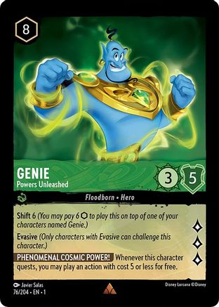 Genie - Powers Unleashed (76/204) - Rare