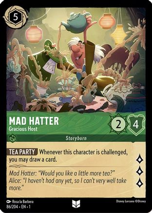 Mad Hatter - Gracious Host (86/204) - Uncommon