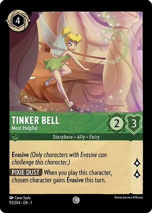 Tinker Bell - Most Helpful (93/204) - Common - Cold Foil