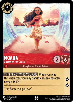 Moana - Chosen by the Ocean (117/204) - Uncommon