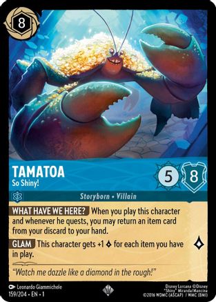 Tamatoa - So Shiny! (159/204) - Super Rare