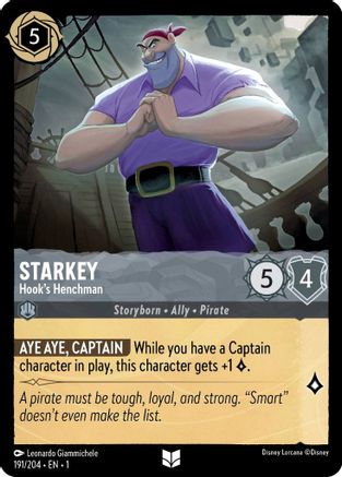 Starkey - Hook's Henchman (191/204) - Uncommon
