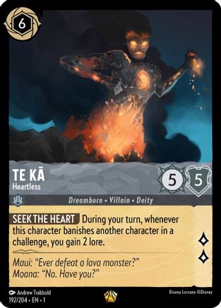 Te Ka - Heartless (192/204) - Legendary - Cold Foil