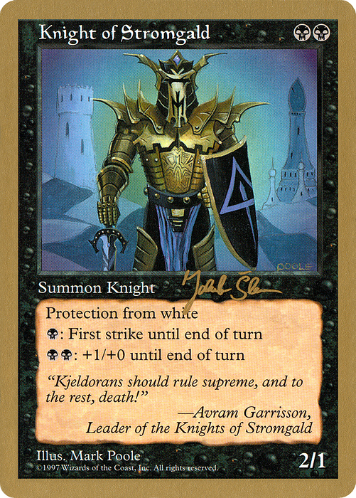Knight of Stromgald (WCD-JS171) - uncommon
