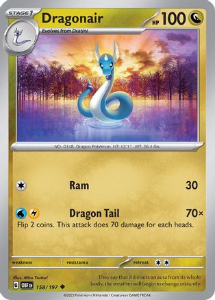 Dragonair (158/197) - SOF  - Uncommon - Reverse Holofoil