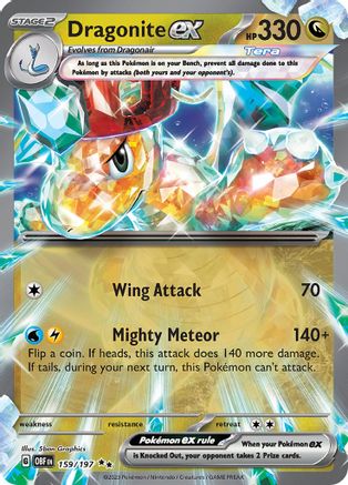 Dragonite ex (159/197) - SOF  - Double Rare - Holofoil