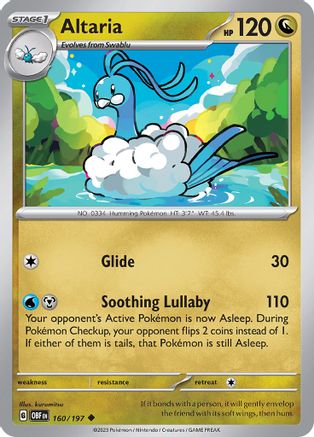 Altaria (160/197) - SOF  - Uncommon