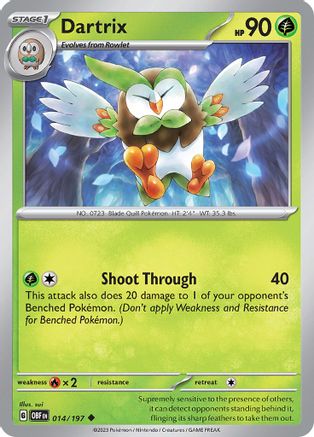 Dartrix (014/197) - SOF  - Uncommon