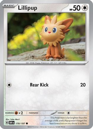 Lillipup (170/197) - SOF  - Common - Reverse Holofoil