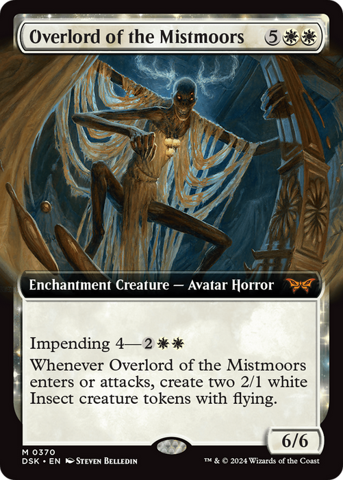 Overlord of the Mistmoors (DSK-370) - mythic: (Extended Art, enchantment)
