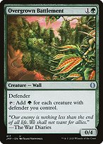 Overgrown Battlement (JMP-417) - uncommon