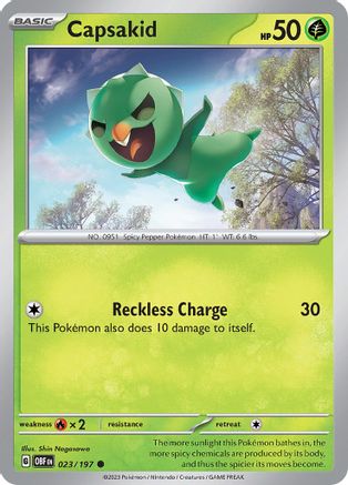 Capsakid (023/197) - SOF  - Common - Reverse Holofoil