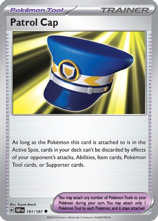 Patrol Cap (191/197) - SOF  - Uncommon - Reverse Holofoil