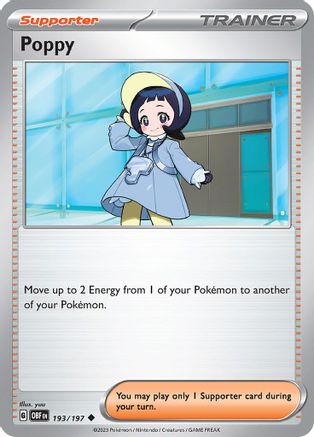 Poppy (193/197) - SOF  - Uncommon - Reverse Holofoil