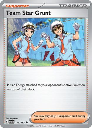 Team Star Grunt (195/197) - SOF  - Uncommon - Reverse Holofoil