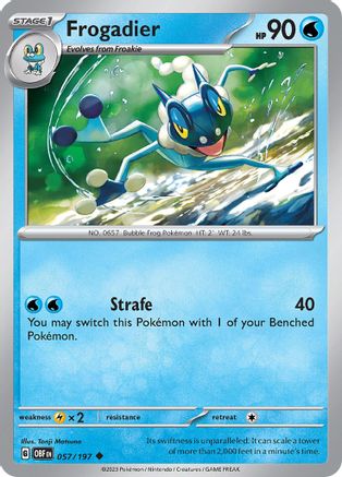 Frogadier (057/197) - SOF  - Uncommon