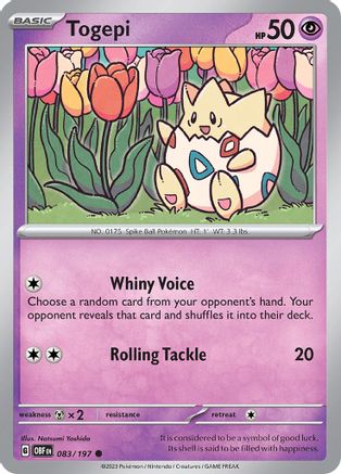 Togepi (083/197) - SOF  - Common - Reverse Holofoil