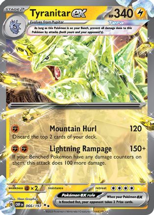 Tyranitar ex (066/197) - SOF - Double Rare - Holofoil